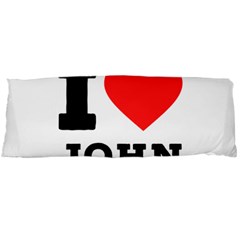 I Love John Body Pillow Case (dakimakura) by ilovewhateva