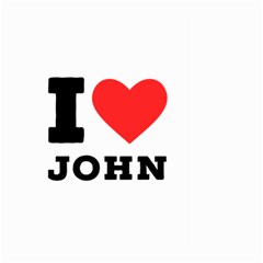 I Love John Large Garden Flag (two Sides) by ilovewhateva