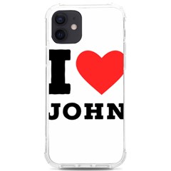 I Love John Iphone 12/12 Pro Tpu Uv Print Case by ilovewhateva