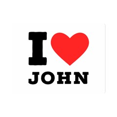 I Love John Premium Plush Fleece Blanket (mini) by ilovewhateva