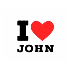 I Love John Premium Plush Fleece Blanket (medium) by ilovewhateva