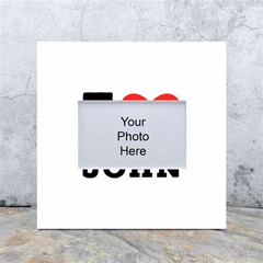 I Love John White Box Photo Frame 4  X 6  by ilovewhateva