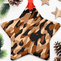 Abstract Camouflage Pattern Ornament (star)