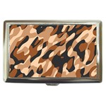 Abstract Camouflage Pattern Cigarette Money Case Front