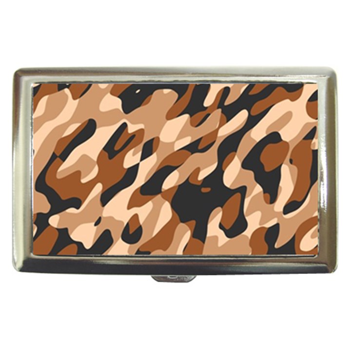 Abstract Camouflage Pattern Cigarette Money Case