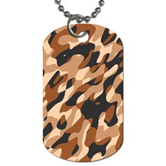 Abstract Camouflage Pattern Dog Tag (two Sides) by Jack14