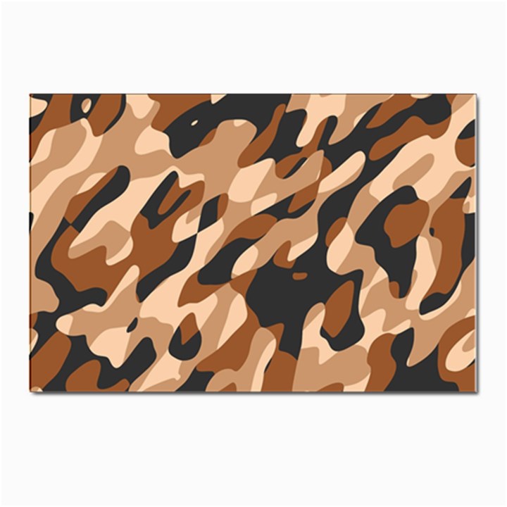 Abstract Camouflage Pattern Postcard 4 x 6  (Pkg of 10)