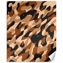 Abstract Camouflage Pattern Canvas 11  X 14  by Jack14