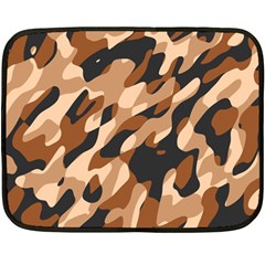 Abstract Camouflage Pattern Fleece Blanket (mini) by Jack14