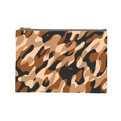 Abstract Camouflage Pattern Cosmetic Bag (large) by Jack14