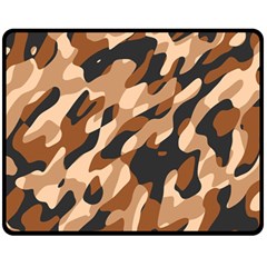 Abstract Camouflage Pattern Fleece Blanket (medium) by Jack14