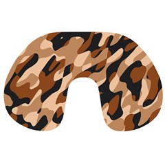 Abstract Camouflage Pattern Travel Neck Pillow by Jack14