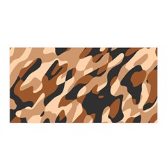 Abstract Camouflage Pattern Satin Wrap 35  X 70  by Jack14