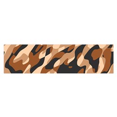 Abstract Camouflage Pattern Oblong Satin Scarf (16  X 60 ) by Jack14