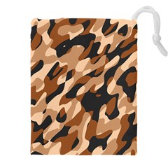 Abstract Camouflage Pattern Drawstring Pouch (5xl) by Jack14