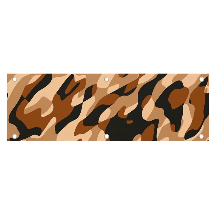 Abstract Camouflage Pattern Banner and Sign 6  x 2 