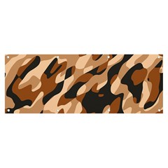 Abstract Camouflage Pattern Banner And Sign 8  X 3  by Jack14