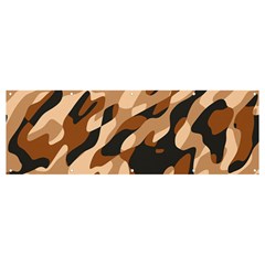 Abstract Camouflage Pattern Banner And Sign 12  X 4  by Jack14