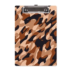 Abstract Camouflage Pattern A5 Acrylic Clipboard by Jack14