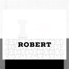 I Love Robert Rectangular Jigsaw Puzzl by ilovewhateva