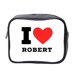 I Love Robert Mini Toiletries Bag (two Sides) by ilovewhateva