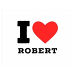 I love robert Premium Plush Fleece Blanket (Medium) 60 x50  Blanket Front