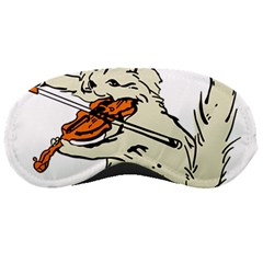 Cat Playing The Violin Art Sleeping Mask