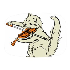 Cat Playing The Violin Art Mini Square Pill Box