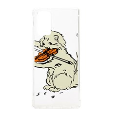 Cat Playing The Violin Art Samsung Galaxy Note 20 Tpu Uv Case by oldshool