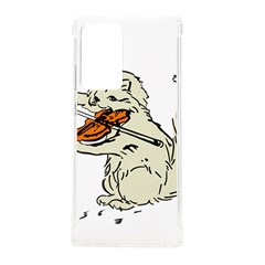 Cat Playing The Violin Art Samsung Galaxy Note 20 Ultra Tpu Uv Case by oldshool