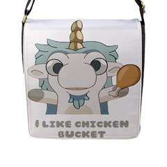 Unicourse Chicken Bucket T-shirt For Bluey Fans, Dad T-shirt, Bluey Mom Shirt, Unicorn Bluey Tee, Bl Flap Closure Messenger Bag (l) by avitendut