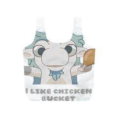 Unicourse Chicken Bucket T-shirt For Bluey Fans, Dad T-shirt, Bluey Mom Shirt, Unicorn Bluey Tee, Bl Full Print Recycle Bag (s) by avitendut