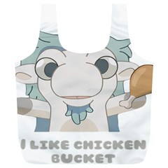 Unicourse Chicken Bucket T-shirt For Bluey Fans, Dad T-shirt, Bluey Mom Shirt, Unicorn Bluey Tee, Bl Full Print Recycle Bag (xl) by avitendut