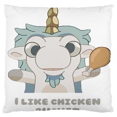 Unicourse Chicken Bucket T-shirt For Bluey Fans, Dad T-shirt, Bluey Mom Shirt, Unicorn Bluey Tee, Bl Standard Premium Plush Fleece Cushion Case (one Side) by avitendut