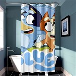 Bluey Shirt, Bluey Bingo Shirt, Bluey T-shirt, Bluey Adult Shirt, Bluey Tee Bluey Birthday Shirt, Bl Shower Curtain 36  x 72  (Stall)  Curtain(36 X72 ) - 33.26 x66.24  Curtain(36 X72 )