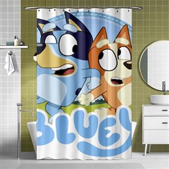 Bluey Shirt, Bluey Bingo Shirt, Bluey T-shirt, Bluey Adult Shirt, Bluey Tee Bluey Birthday Shirt, Bl Shower Curtain 48  X 72  (small) 