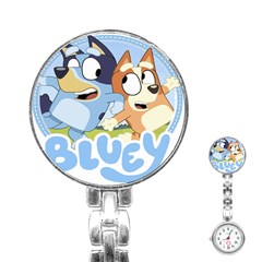 Bluey Shirt, Bluey Bingo Shirt, Bluey T-shirt, Bluey Adult Shirt, Bluey Tee Bluey Birthday Shirt, Bl Stainless Steel Nurses Watch by avitendut