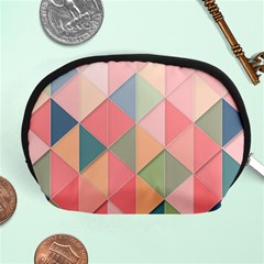 Background Geometric Triangle Accessory Pouch (medium) by Semog4