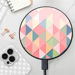 Background Geometric Triangle Wireless Fast Charger(black) by Semog4