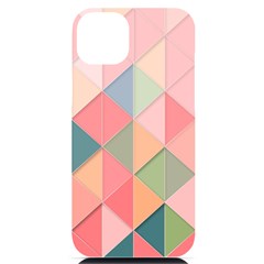 Background Geometric Triangle Iphone 14 Plus Black Uv Print Case by Semog4