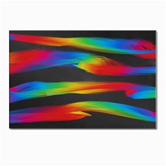 Colorful Background Postcard 4 x 6  (pkg Of 10) by Semog4