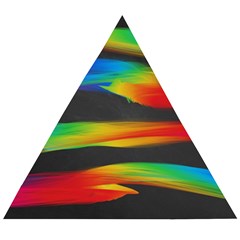 Colorful Background Wooden Puzzle Triangle by Semog4