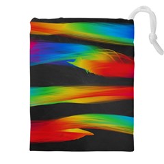 Colorful Background Drawstring Pouch (5xl) by Semog4