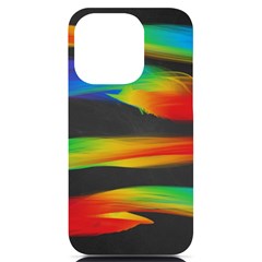 Colorful Background Iphone 14 Pro Black Uv Print Case by Semog4