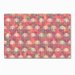 Background Abstract Postcard 4 x 6  (pkg Of 10) by Semog4