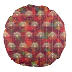 Background Abstract Large 18  Premium Flano Round Cushions by Semog4