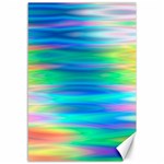 Wave Rainbow Bright Texture Canvas 12  x 18  11.88 x17.36  Canvas - 1