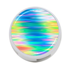 Wave Rainbow Bright Texture 4-port Usb Hub (two Sides) by Semog4