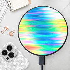 Wave Rainbow Bright Texture Wireless Fast Charger(black) by Semog4