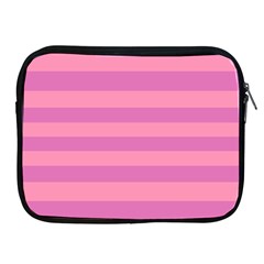 Pink Stripes Striped Design Pattern Apple Ipad 2/3/4 Zipper Cases by Semog4